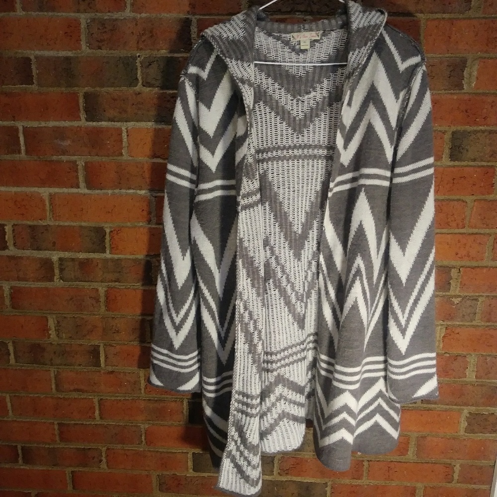 It's Our Time Women's Long Cardigan Sweater Sz XL